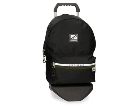 Mochila con Trolleys PEPE JEANS Luca (Negro - 31 x 44 x 17,5 cm)