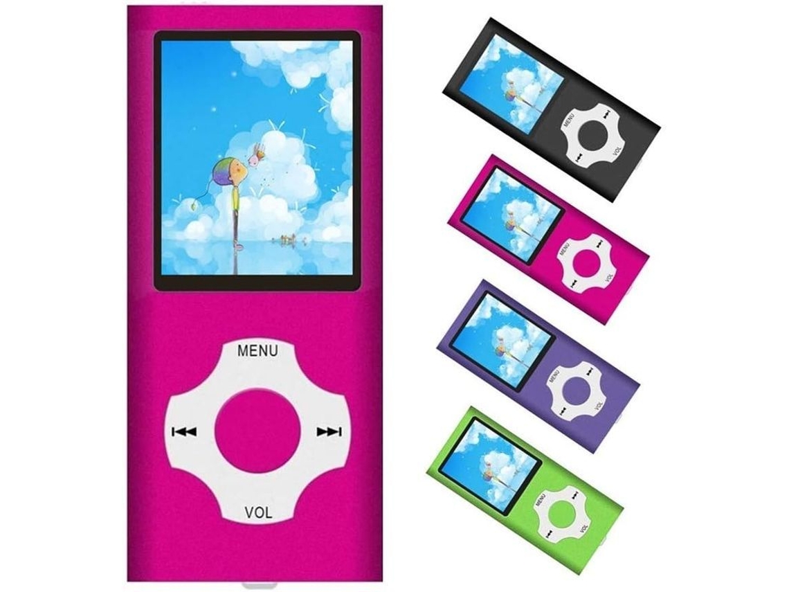 Reproductor De Música Mp3/mp4 Portátil Con Tarjeta Tf De 32 Gb, Compatible Con Vídeo, Grabadora De Voz Y Radio Fm.