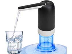 Bomba de agua eléctrica, con manguera de silicona de grado alimenticio sin BPA y 2 modos, Chrui (Negro)