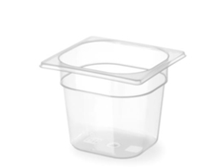 Envase gastronómico de polipropileno Gn 1/6 de pulgada de alto. 200 mm HENDI 880401