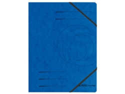 Carpeta de Esquina HERLITZ Easyorga A4 Cartón Azul