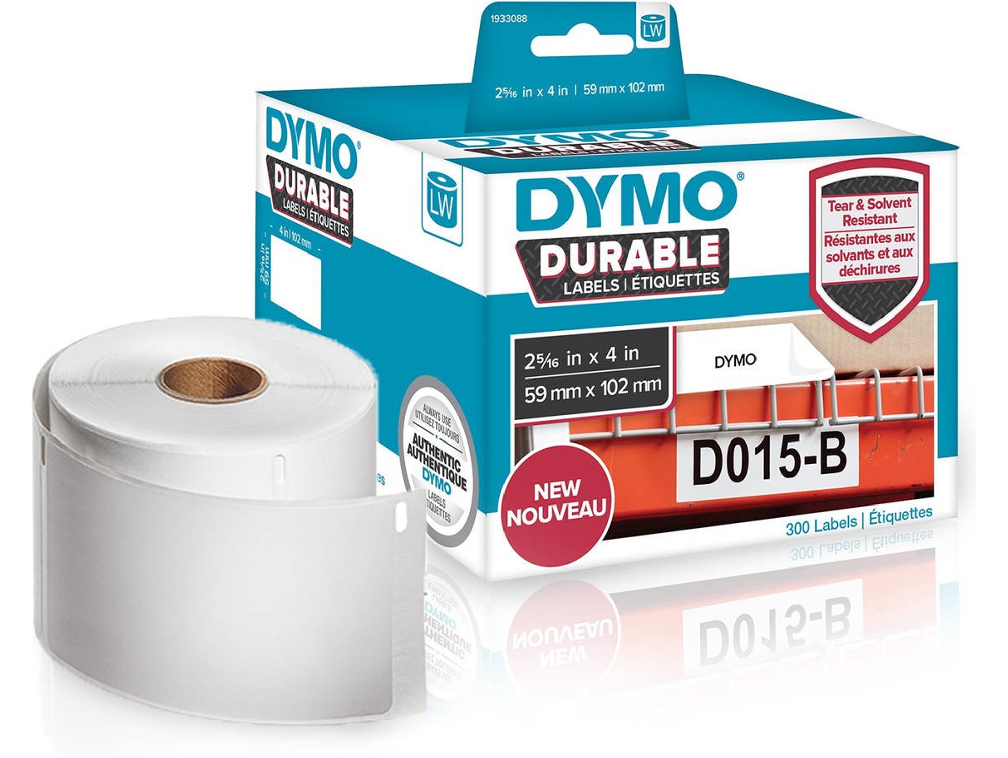 Etiqueta de impresión DYMO 1933088