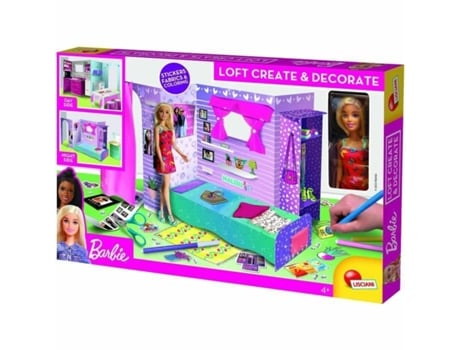 Juego de Manualidades LISCIANI GIOCHI Loft to assemble and decorate eco-responsible Barbie