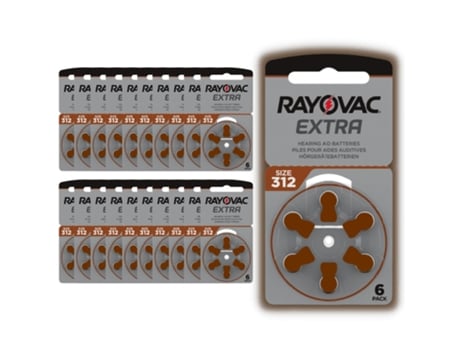 120 Pilas Para Aud�fonos Rayovac 312 - 0% Mercurio Zinc-Air