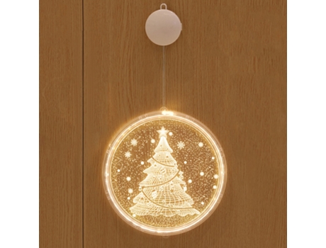 Adorno de Navidad Luces Decorativas Led Letras Blancas Blanco