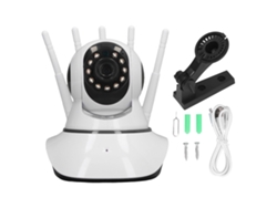 Cámara Inteligente Hd Inalámbrica Con Visión Nocturna Infrarroja Y Detección De Movimiento De 360 Grados.