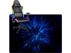 Tapete Cadeira Piso Antiderrapante Resistente Madeira Computador Gamer, Protetores Retangulares