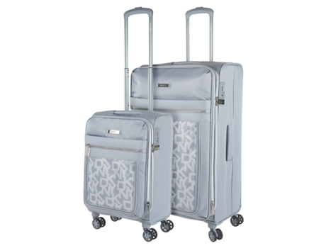 Juego De Maletas Semi-Rígidas Eva DKNY DKNY-624 After Hours storm grey logo print (47X79x30 Cm - 95L)