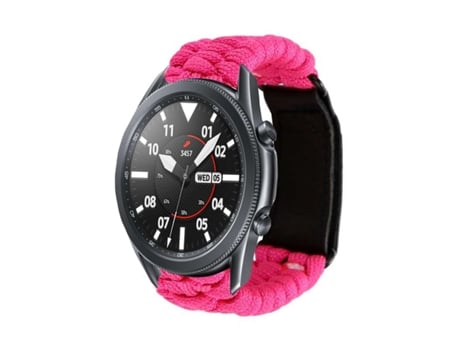 Correa Pulsera Fio Trenzado para Garmin Forerunner 645 Rosa