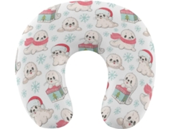 Almohada Bonita Viaje Forma Espuma Viscoelástica Viscoelástica Fácil Relajación Cómodos Familia.brfácil