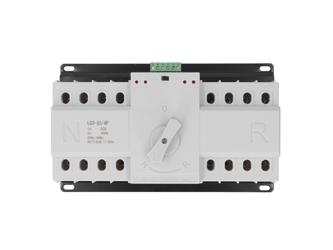 Conmutador Automático De Transferencia De Potencia Dual 4p Cb Grado 63a 400v Para Generador