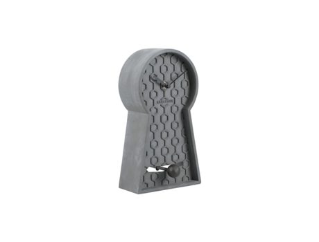 Reloj de sobremesa de hormigón Honeycomb Pendulum KARLSSON