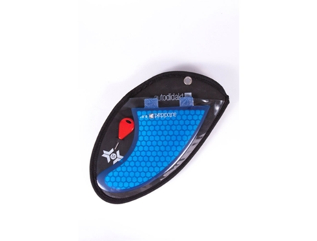 Kit de Nadadeiras de Surf Hexa Core Thruster 5´´ Transparente 12.7 Cmsurf System