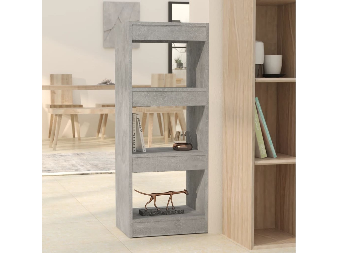 Estantería/Divisoria Aparador 40X30X103 Cm Contrachapado Gris Cemento