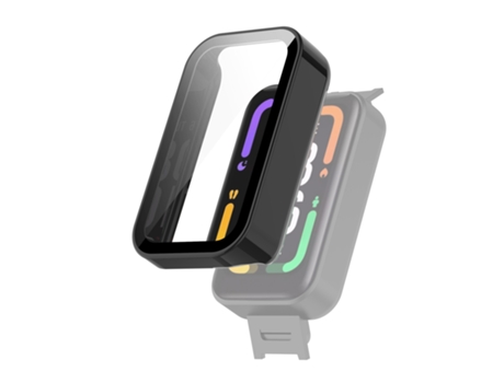 Xiaomi Redmi Smart Band Pro Part + Funda protectora de reloj de vidrio templado (Negro)