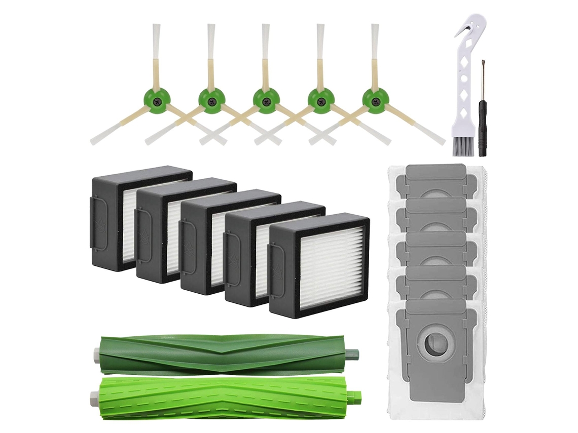 Kit de acessórios para aspirador de pó robô irobot roomba