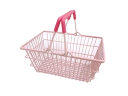 Cesta De Almacenamiento Portátil De Hierro Resistente Con Pintura Saludable Para Dormitorio/escritorio 18x13,5x9cm