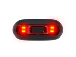 Luz Para Casco De Bicicleta O Motocicleta (negra)