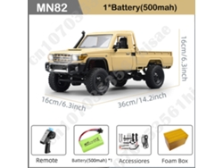 Coche RC LC79 estilo camioneta retro a escala 1/12, tracción 4x4, motor 280, 2,4 g, escala real, modelo realista para coleccionar y jugar. Aeuzwr