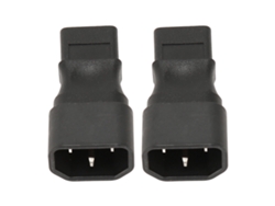Adaptador De Corriente Iec320 C14 A C9 Macho A Hembra 6a 250v 1500w Para Pdu, Servidor, Ups (2 Unidades)