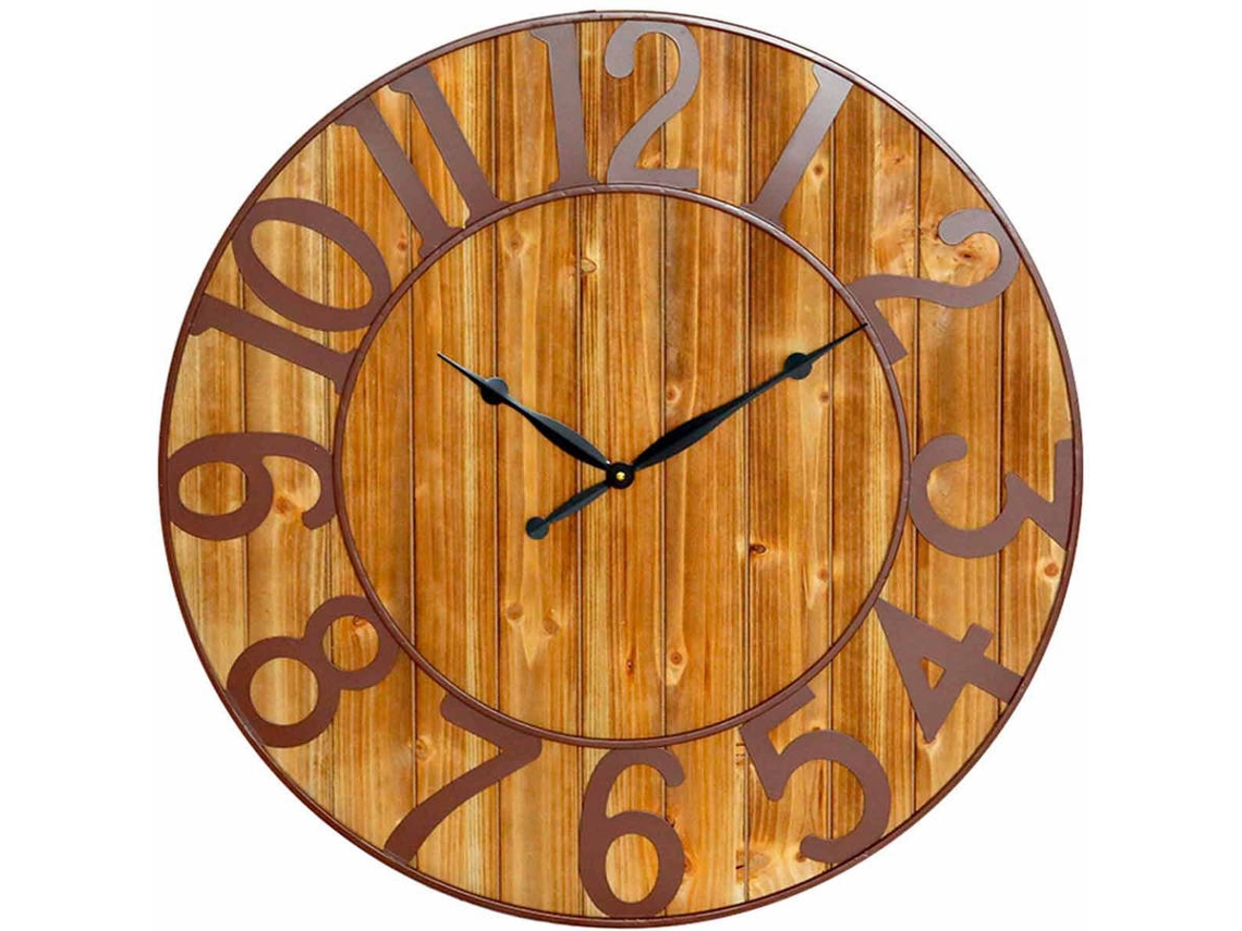 Reloj de Pared THINIA Vintage (Negro - 60 cm)