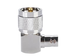 Adaptador De Conexão Coaxial Rf Uhf Pl-259 Macho Para Bnc Fêmea Ângulo Retto 1pcs