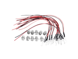 10pcs Bombillas Led 12v 8mm Pre Cableadas Constantes Super Brillantes Transparentes De Agua