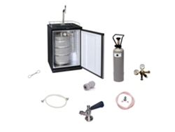 Refrigerador de cerveza de barril de hasta 50L incluye columna elegante y grifo Type D