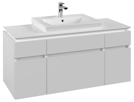 Módulo de lavabo Villeroy &amp Boch Legato B683 1200x550x500mm centrado en el lavabo