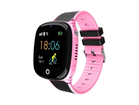 Pulsera Deportiva para Niños GPS Bedómetro Posicionamiento Ip67 Impermeable para Niños Seguro Android Ios Rosa