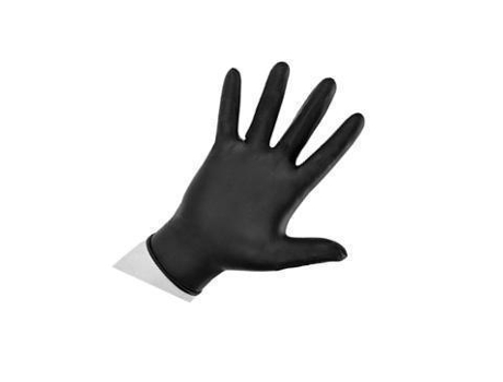 Guantes de Nitrilo IDEIAPACK (M - Negro - 100 Unidades)