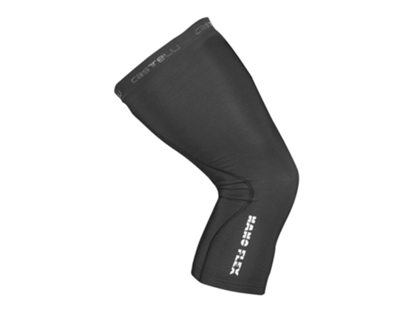 Polaina para Hombre CASTELLI Nano Flex 3g Negro para Ciclismo (XL)