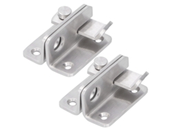 2 Juegos De Bisagras Manuales De Acero Inoxidable Para Puertas De Baño, Sin Necesidad De Taladrar. Accesorios Para Gabinetes De Baño.