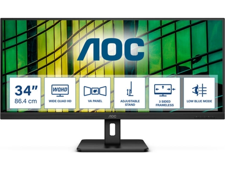 Monitor AOC U34E2M (34'' - Led VA - QHD)