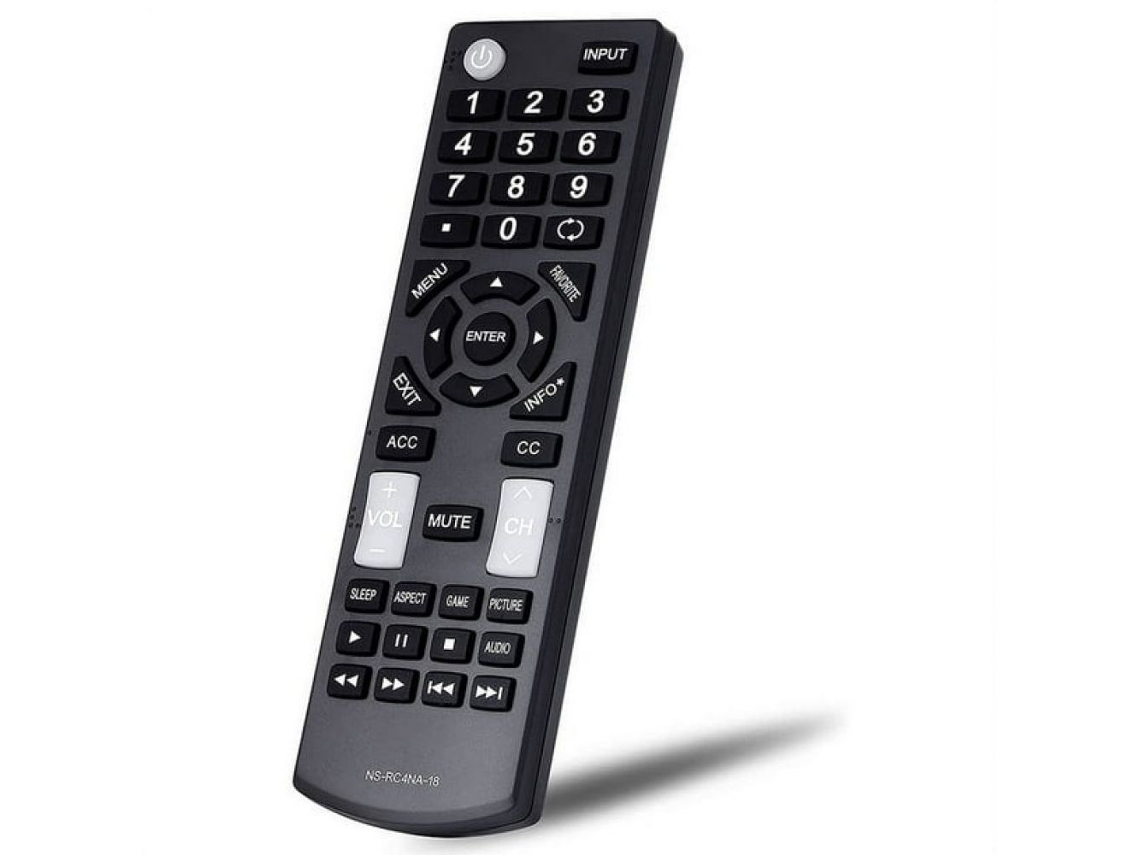 Control remoto de repuesto para televisores Insignia, compatible con modelos de televisores LED LCD HDTV de Insignia, universal para todos los televis EIOORORRIY
