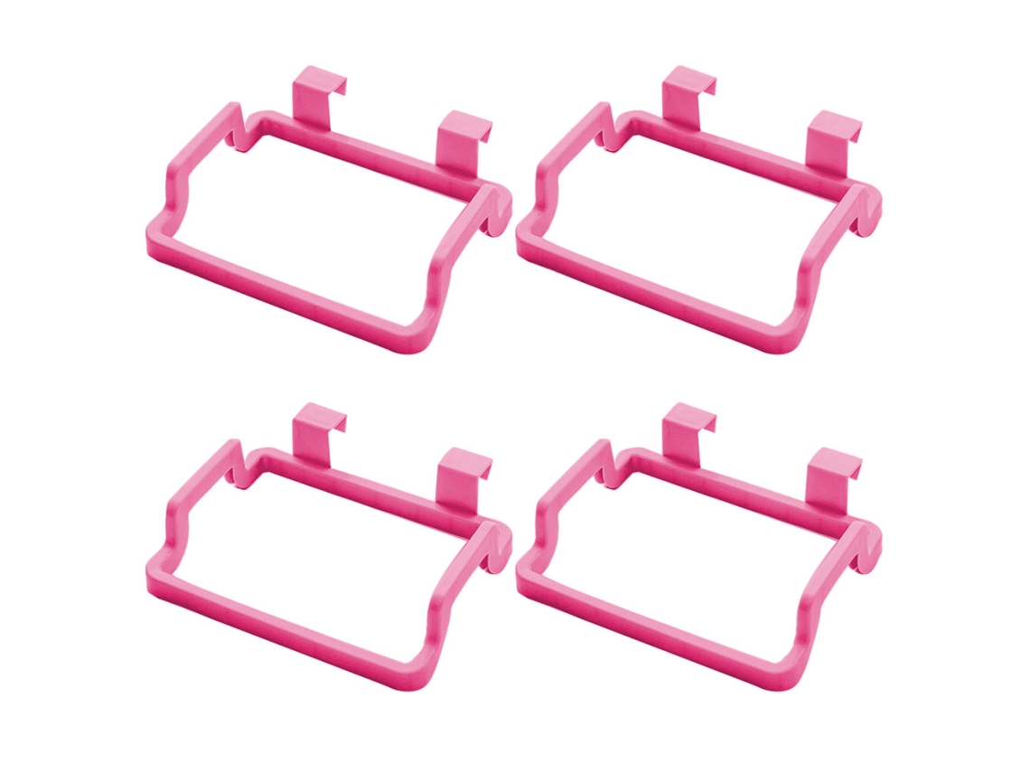 Soporte para bolsa de basura - Soporte para gabinete de cocina portátil, 4 piezas NEVEANCE