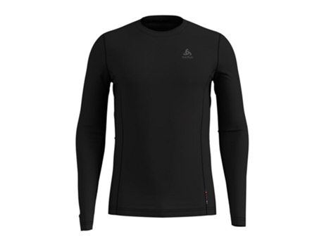 Ropa interior para Hombre ODLO Natural&light Crew Negro para Montaña (S)