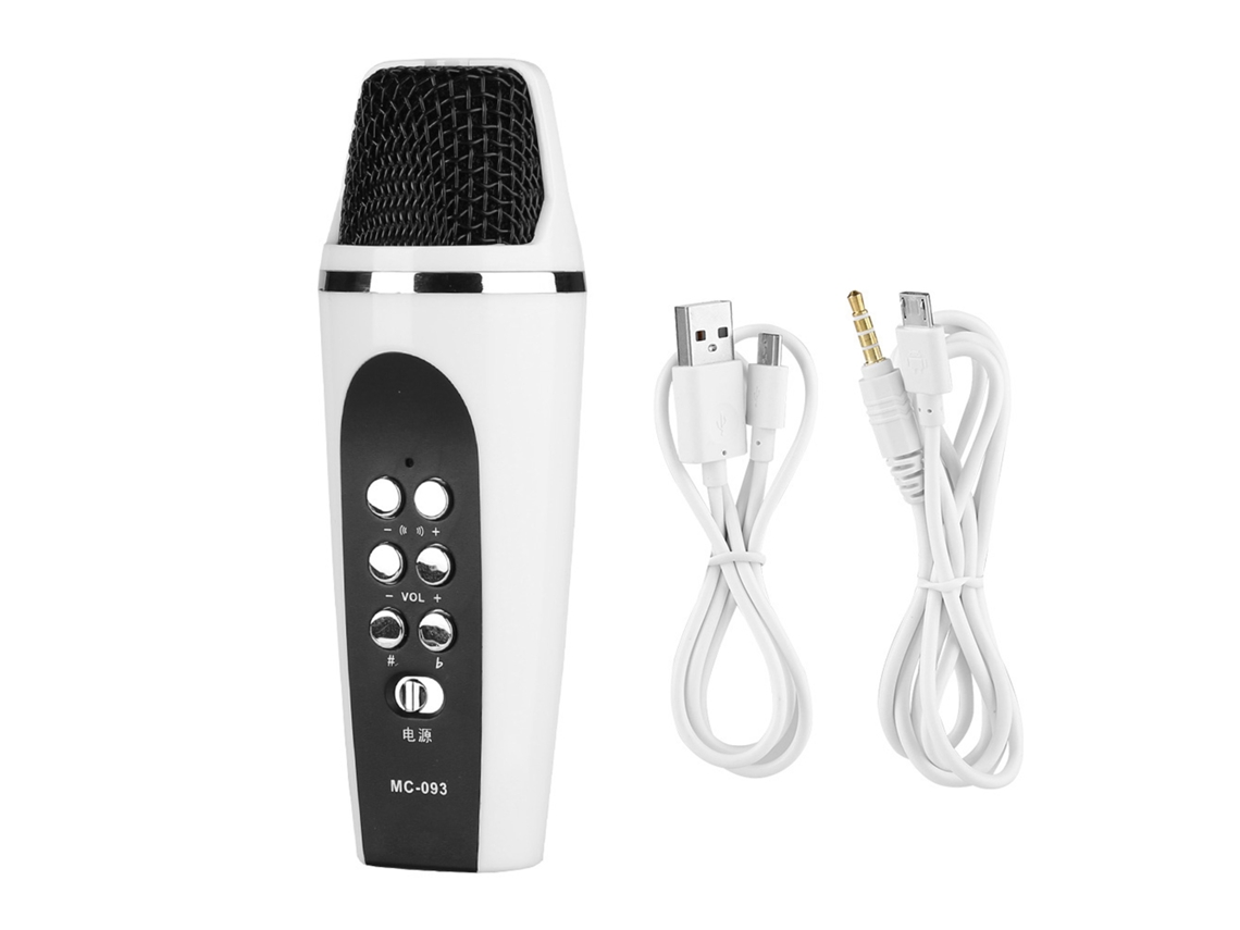 Mini Micrófono Cambiador De Voz Con 4 Modos Para Ios, Android, Smartphone Y Pc Con Conector De 3,5 Mm.