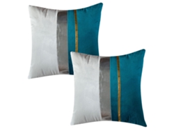 2 Fundas De Almohada De Terciopelo Con Costuras Para Sofá, Fundas De Cojín Sencillas Y A La Moda.