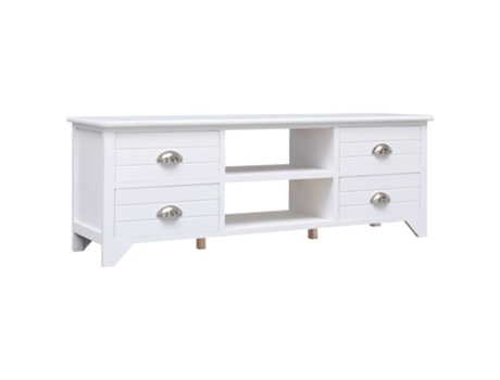 Mueble para la televisión VIDAXL Blanco Madera (108x30x40 cm)