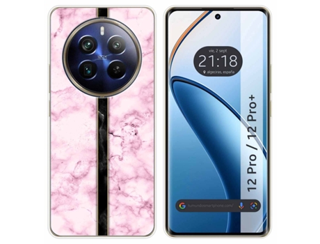Funda Diseño Mármol para Realme 12 Pro 5G / 12 Pro Plus 5G TUMUNDOSMARTPHONE Silicona Multicolor