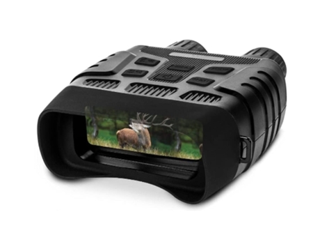 Binoculares impermeables portátiles compactos 12X42 con lente de visión nocturna con poca luz Bak4 Prisma Fmc HD Vista clara Negro-Negro YIZHOOD
