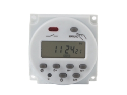 Temporizador digital programable semanalmente, conmutación de potencia, relé de tiempo, 220 V CA.