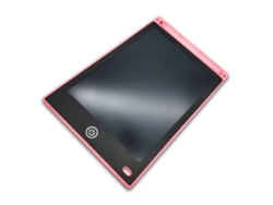 Tableta infantil (rosa) para dibujar y escribir con pantalla LCD de 8,5 pulgadas: portátil y segura.