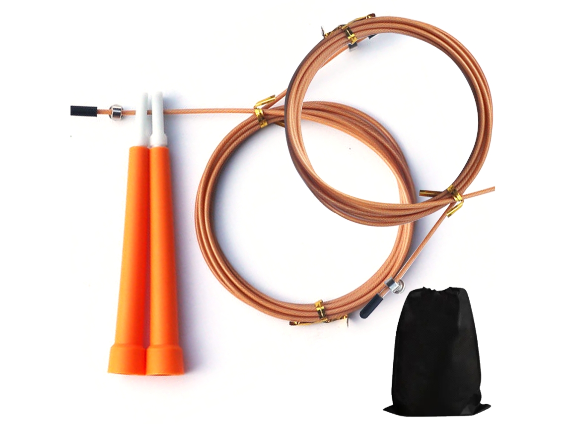 HYMNORA Cuerda para Saltar - Cuerda de Velocidad Ajustable para Boxeo, Entrenamientos de Viaje, MMA, Ejercicio y Fitness