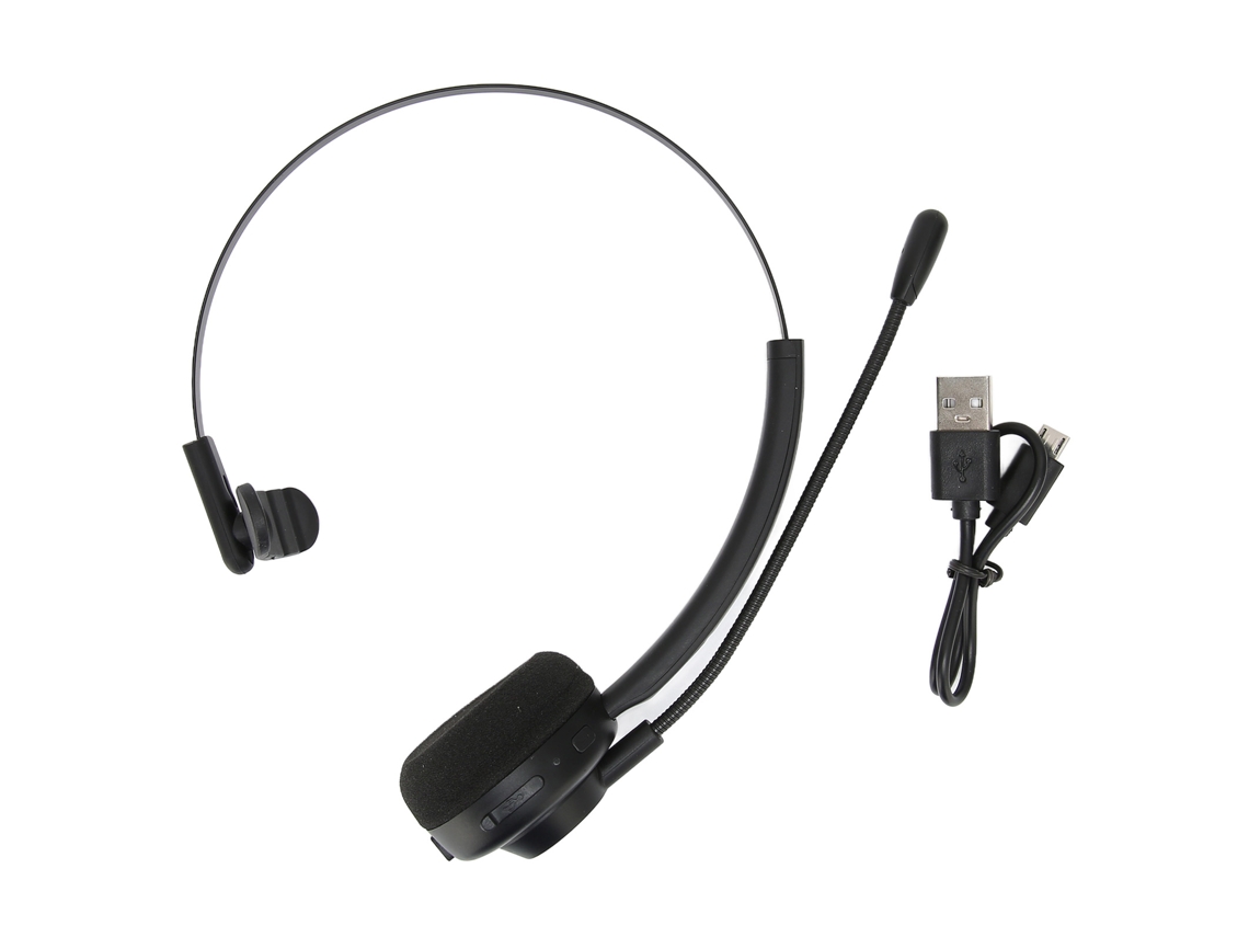 Auriculares Inalámbricos Bluetooth Con Micrófono Para Camioneros Y Uso En Oficinas, Con Cancelación De Ruido.
