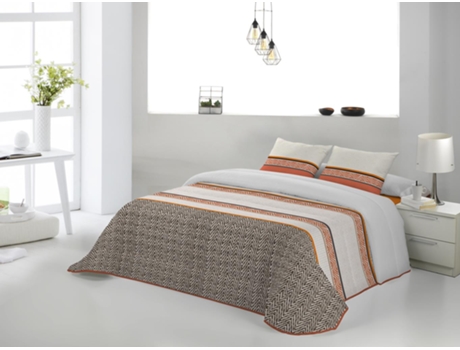 Colcha JVR Cuba (Poliéster - Naranja - 270 cm)