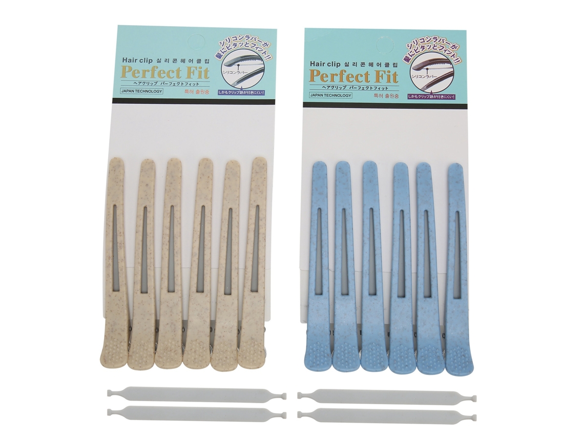 12pcs Prendedores De Cabelo Para Estilo Secionamento Posição Cabeleireiro Prendedores De Cabelo Para Uso Em Casa Salão Azul Cinza