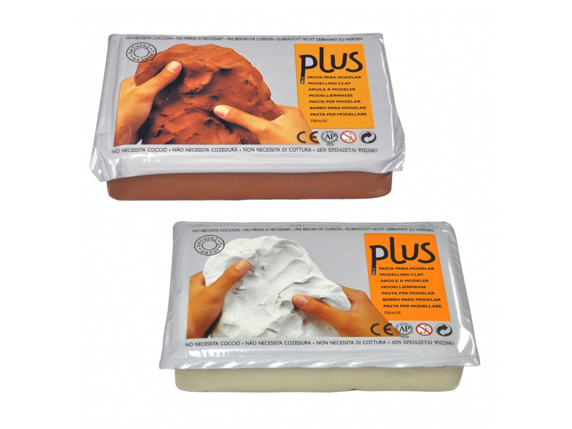 Arcilla De Modelar PLUS Autoendurecible Negra 500Gr