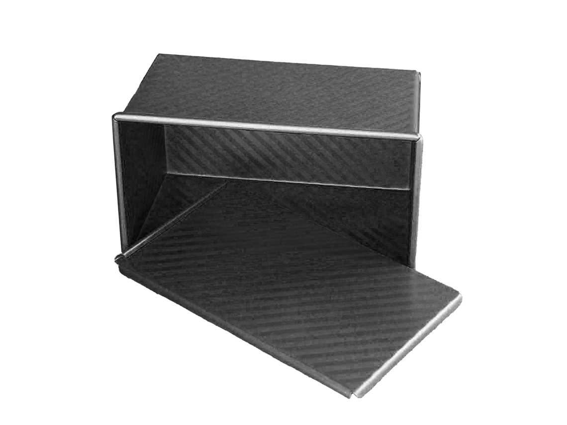 Molde Rectangular Para Pan Con Tapa Antiadherente, De Acero Al Carbono, Para Hornear Pan Negro.